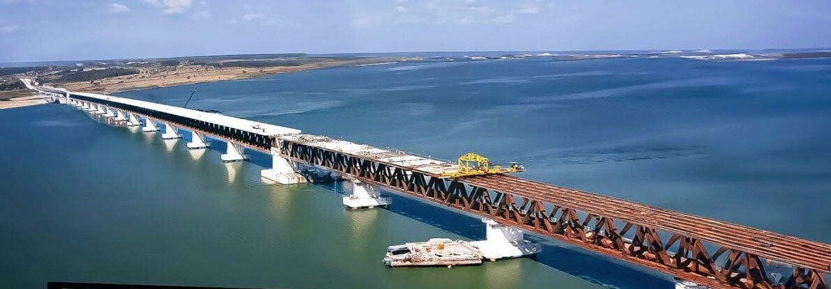 El puente rodoferroviario de dos pisos revolucionó el transporte entre São Paulo y Mato Grosso do Sul, reduciendo la travesía de 150 a 5 minutos.