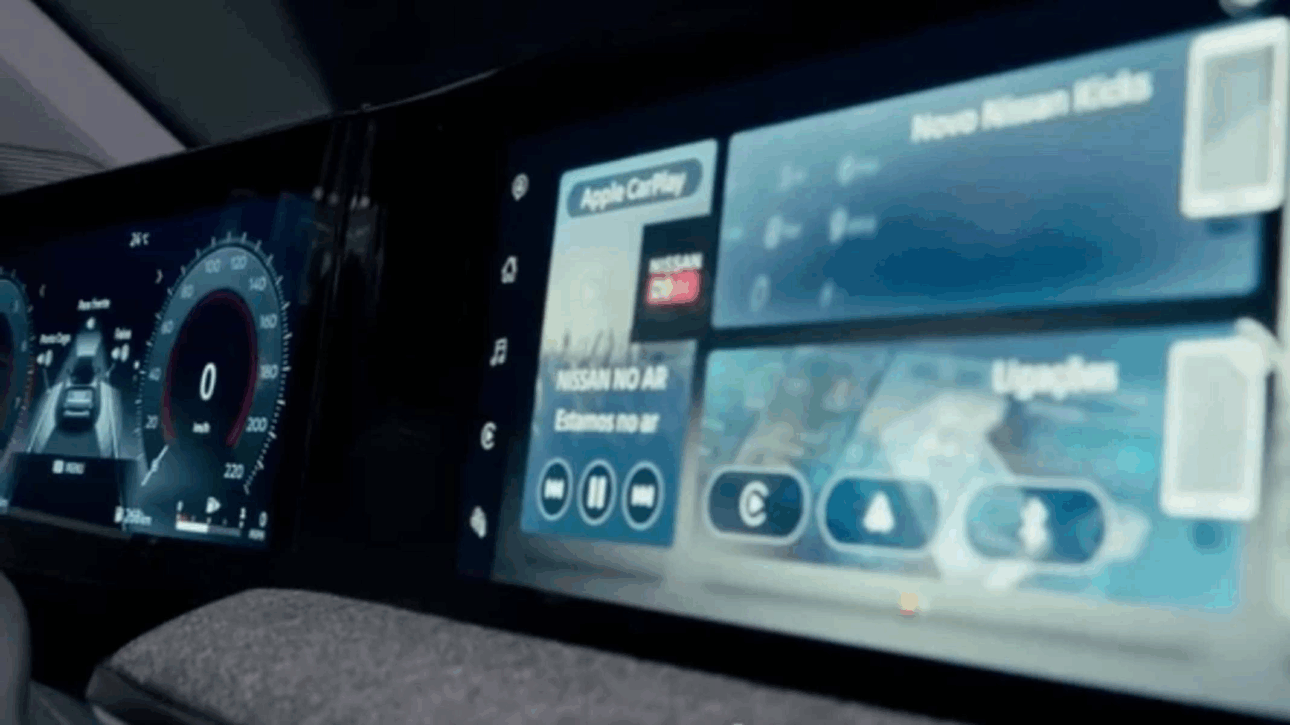 Nissan Kicks 2026 revela interior tecnológico y som Bose nos encostos, com teto solar panorâmico e motor 1.0 turboflex. Saiba tudo!