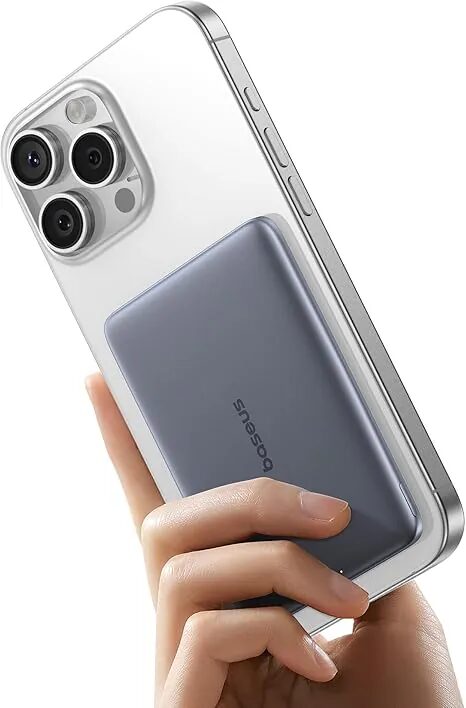 Power bank magnético ultradelgado de Baseus ofrece potencia y portabilidad impresionantes, redefiniendo la experiencia de carga.