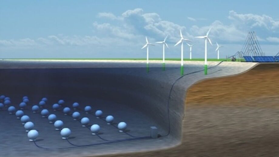 Iniciativa implica la anclaje de esferas de concreto a una profundidad de hasta 800 metros en el mar, alineadas y conectadas eléctricamente unas a otras / IEE/Reproducción.
