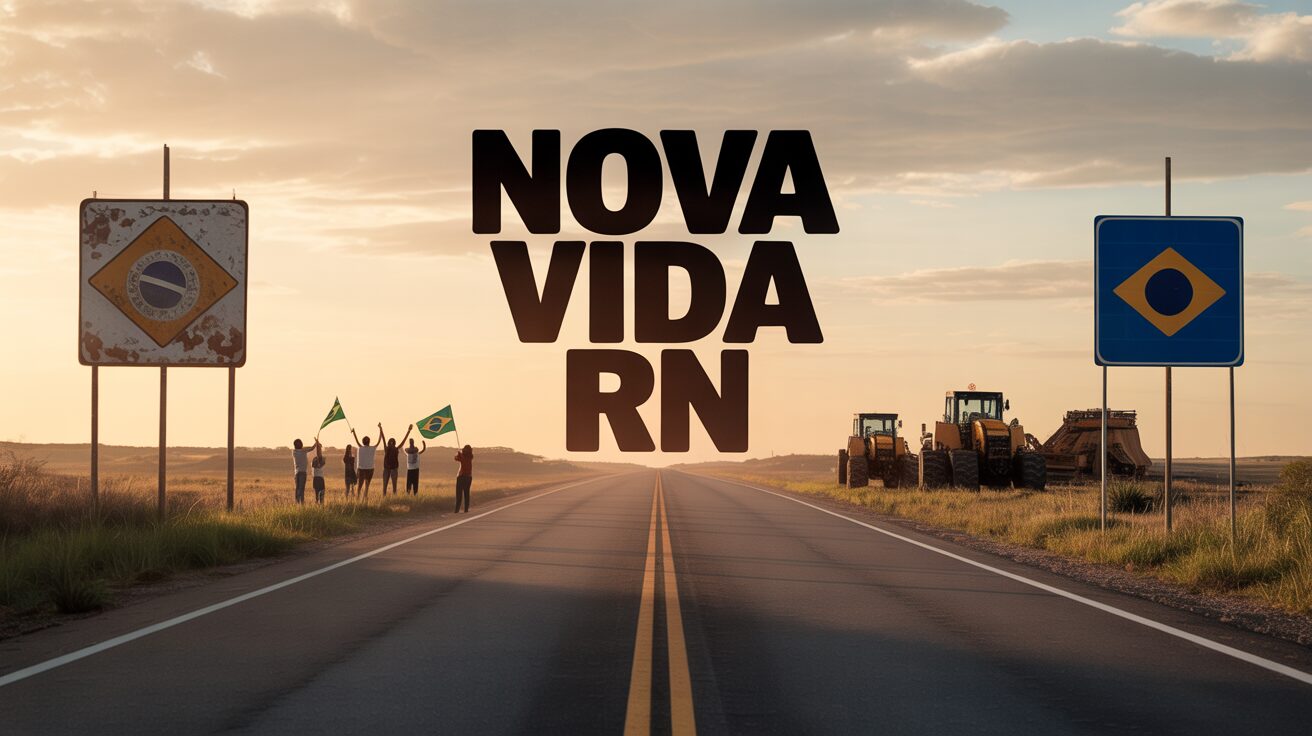 RN-079 é restaurada após 18 anos. Obra transforma mobilidade e economia no RN com investimento milionário e ligação estratégica à Paraíba. (Imagem: Reprodução/IA)