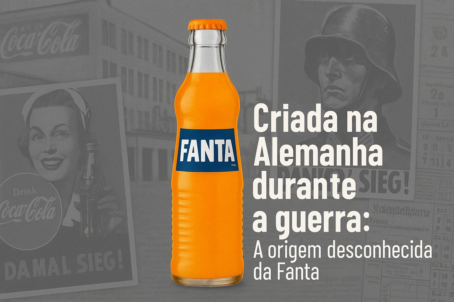 Como nasceu a Fanta: a trajetória curiosa do refrigerante criado na Alemanha durante a guerra que virou sucesso mundial