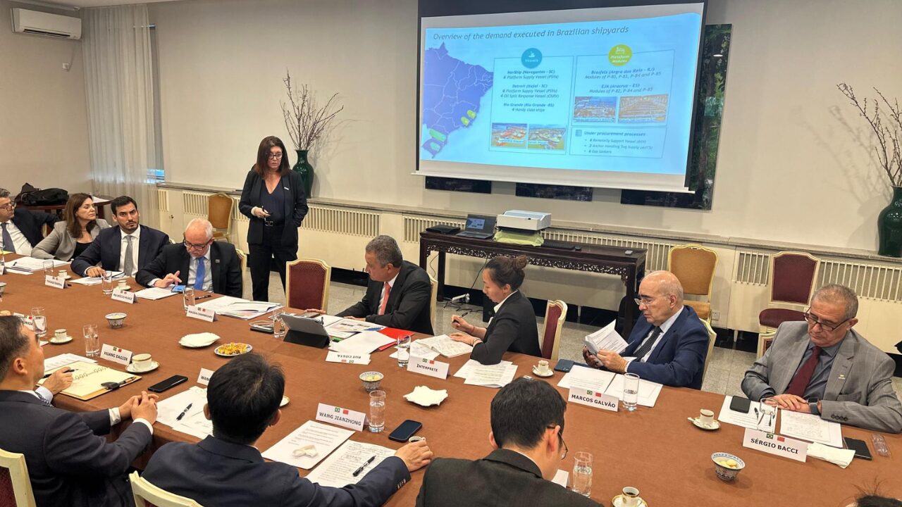 Reunión con empresarios chinos.