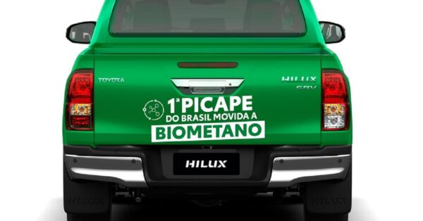 Toyota Hilux movida a biometano