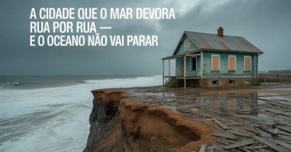 Conheça a cidade de praia que já perdeu 60 ruas para o mar — e pode desaparecer completamente