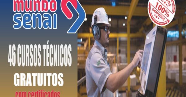 senai - cursos - cursos técnicos - cursos gratuitos - qualificação profissional