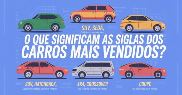 SUV, Hatch, Sedã, 4x4, Crossover, Coupé e mais: o que significam as siglas dos tipos de carroceria presentes nos carros mais vendidos do Brasil