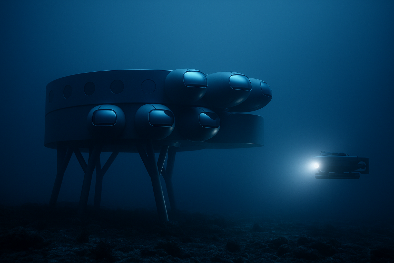 Estação subaquática, Estação, Mar, China