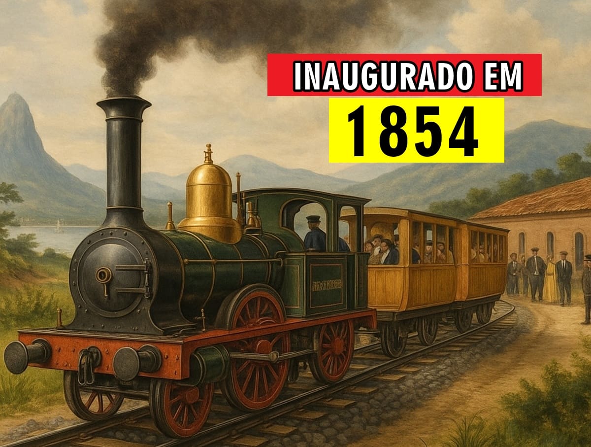 primeira ferrovia do Brasil
