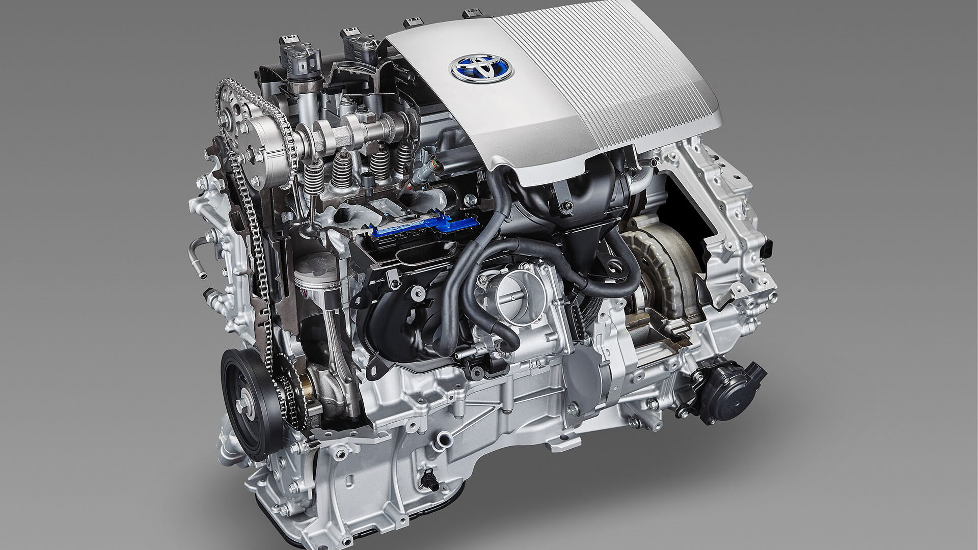 El motor del Toyota Corolla Híbrido 1.8 flex es el 2ZR‑FXE, un propulsor ciclo Atkinson de 1,8 litros especialmente desarrollado para sistemas híbridos.