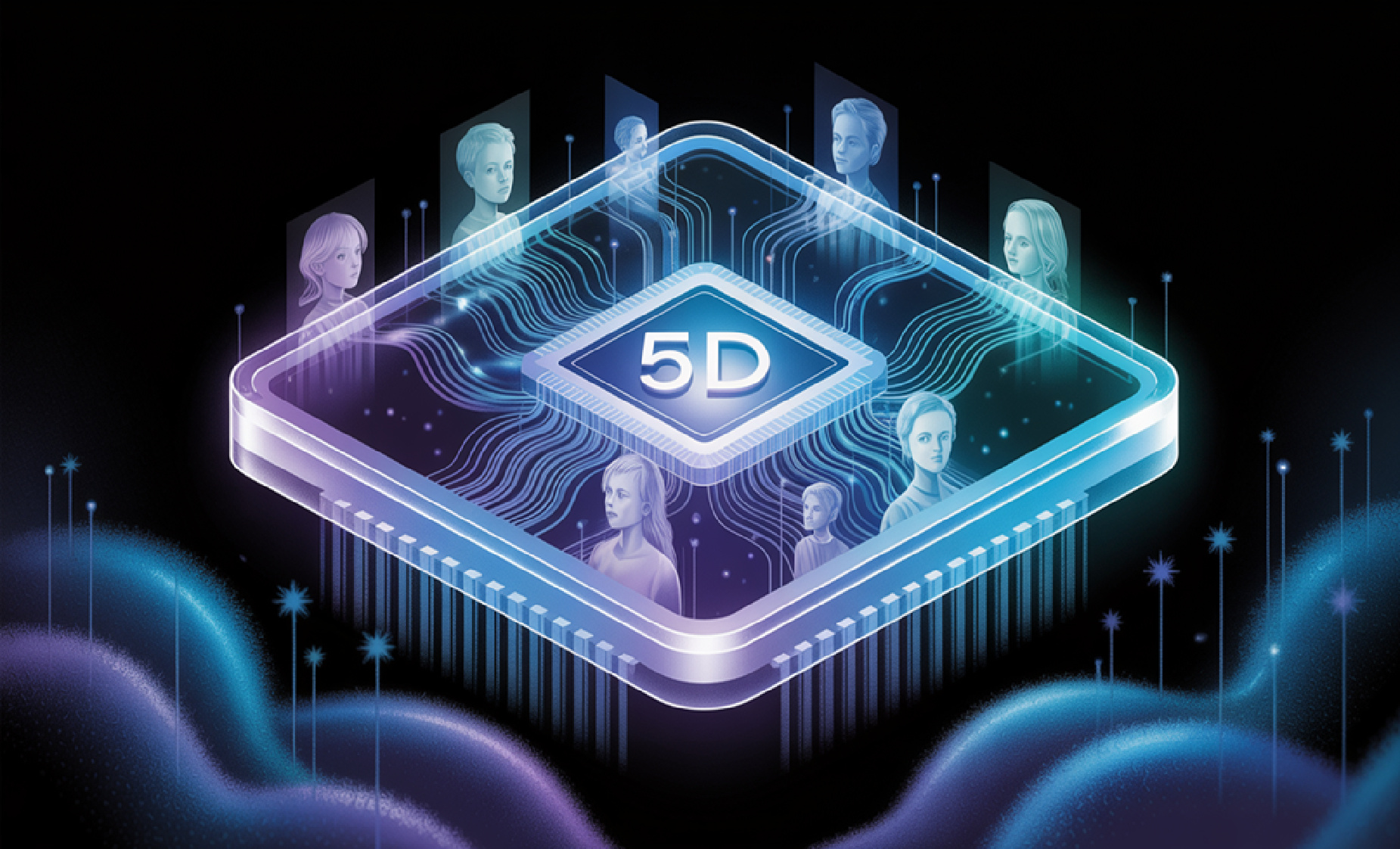 cristal, mem´pria, tecnologia, 5d