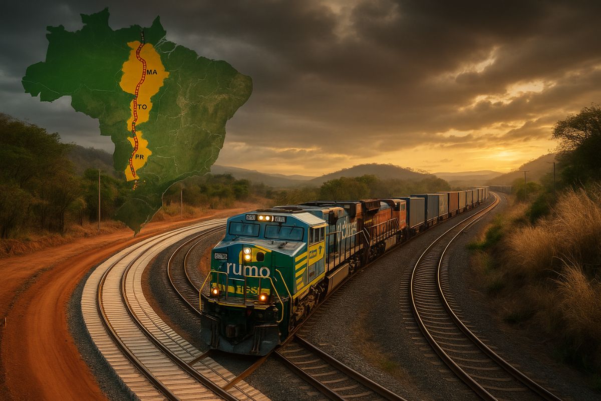 A Ferrovia que Nunca Chegou ao Mar? A Ferrovia Norte-Sul finalmente se conecta a Santos, mas gargalos impedem seu potencial máximo