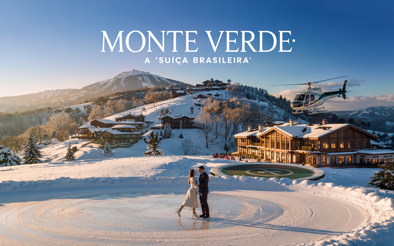 A “Suíça brasileira” que atrai estrangeiros e milionários com neve, pousadas 6 estrelas, patinação no gelo e helicópteros: o novo luxo pouco conhecido de Monte Verde - MG