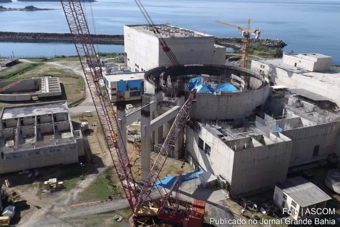 La Usina Nuclear de Angra 3 es una obra de R$ 20 mil millones que está parada desde hace 40 años y nunca ha generado 1 watt de energía