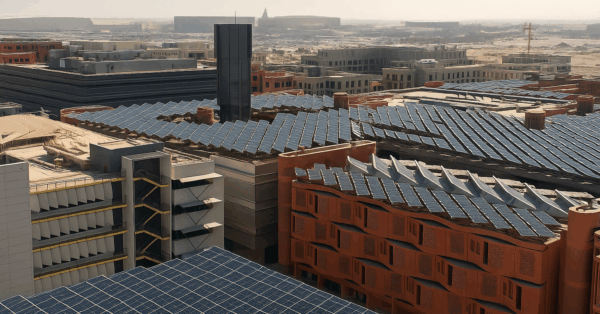 A cidade no deserto onde o sol virou energia para tudo — Masdar City usa 87 mil painéis solares para desafiar o modelo das metrópoles