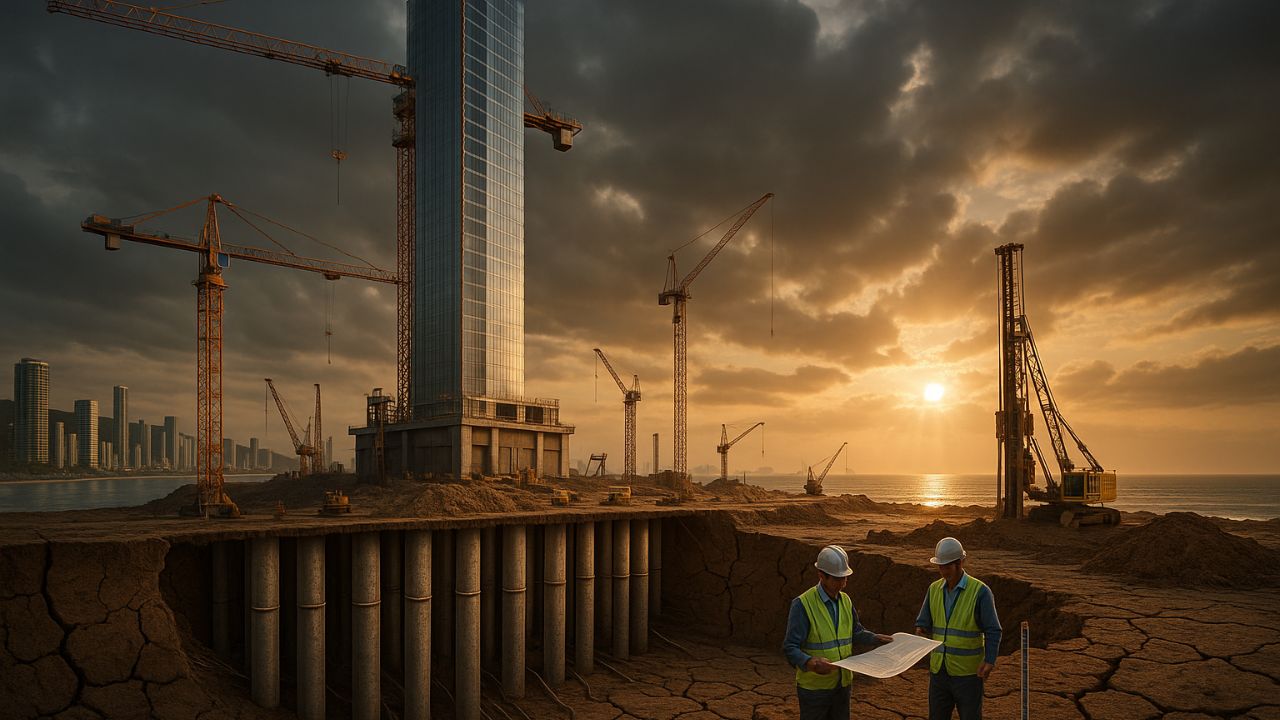 A engenharia invisível que permite construir os maiores arranha-céus da América Latina sobre o solo instável do litoral