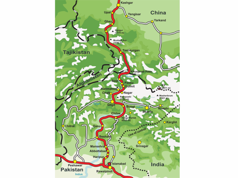 La carretera pavimentada más alta del mundo, que cruza el Himalaya a 4.700 metros de altitud