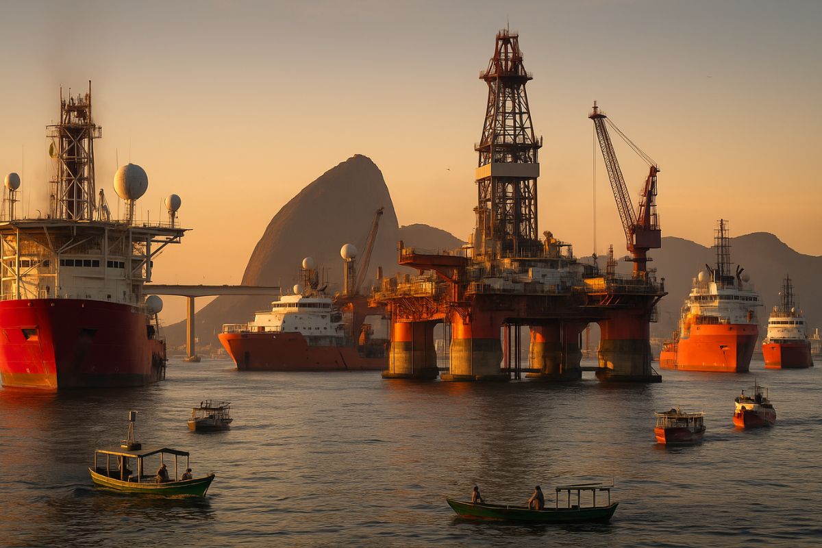 A "fila" de navios petroleiros: por que a Baía de Guanabara virou um estacionamento para superpetroleiros?