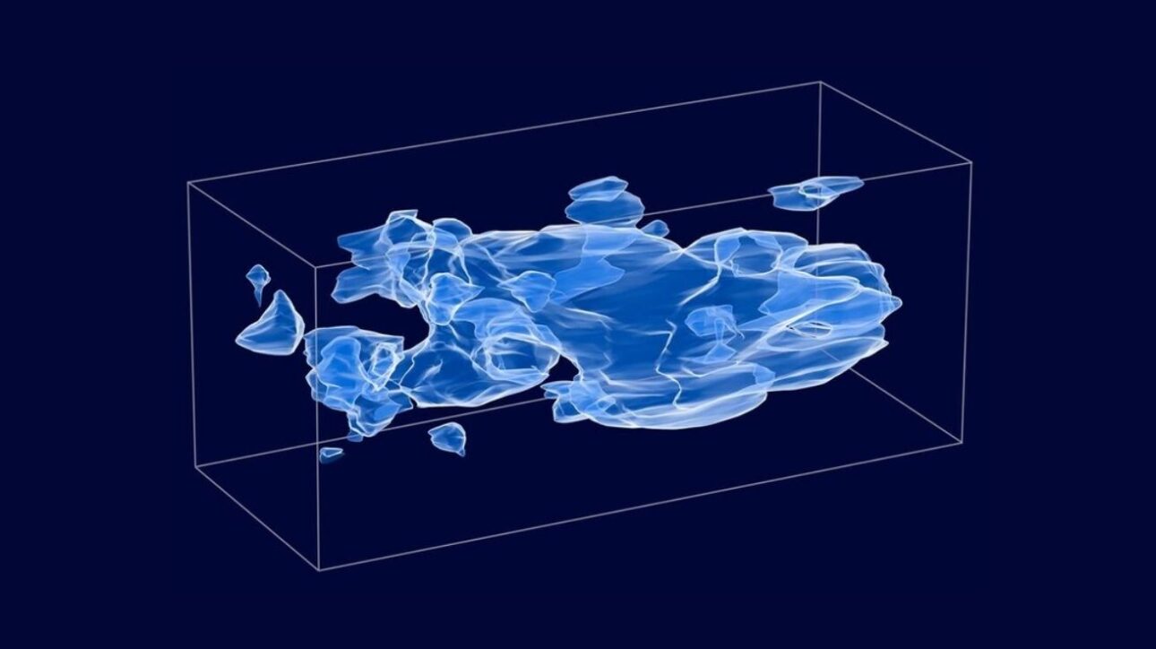 La imagen muestra un mapa 3D creado por la NASA con base en datos del telescopio espacial Hubble (2007). © NASA