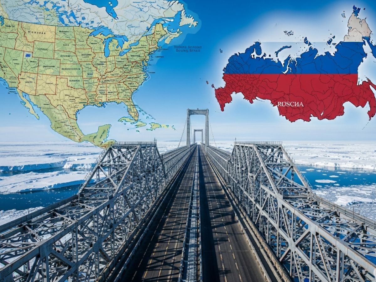 Uma ponte para conectar Estados Unidos e Russia no Estreito de Bering? Descubra como essa proposta audaciosa poderia viabilizar viagens China-EUA em 2 dias
