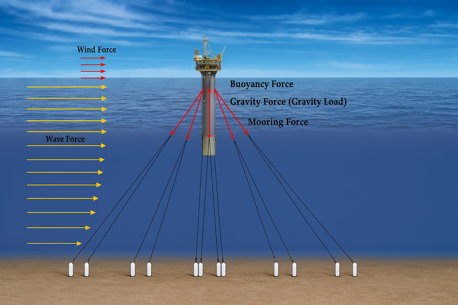 A plataforma offshore que opera a 2.450 metros de profundidade no Golfo do México — e é uma das estruturas de petróleo mais profundas e remotas do planeta
