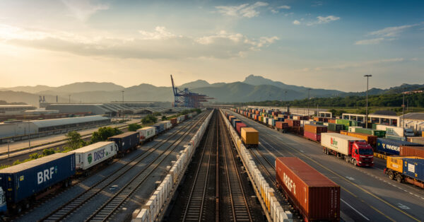 A potência logística do Sul que cresceu com ferrovias, portos secos e acesso a três estados — e se tornou base de gigantes como BRF e Ambev