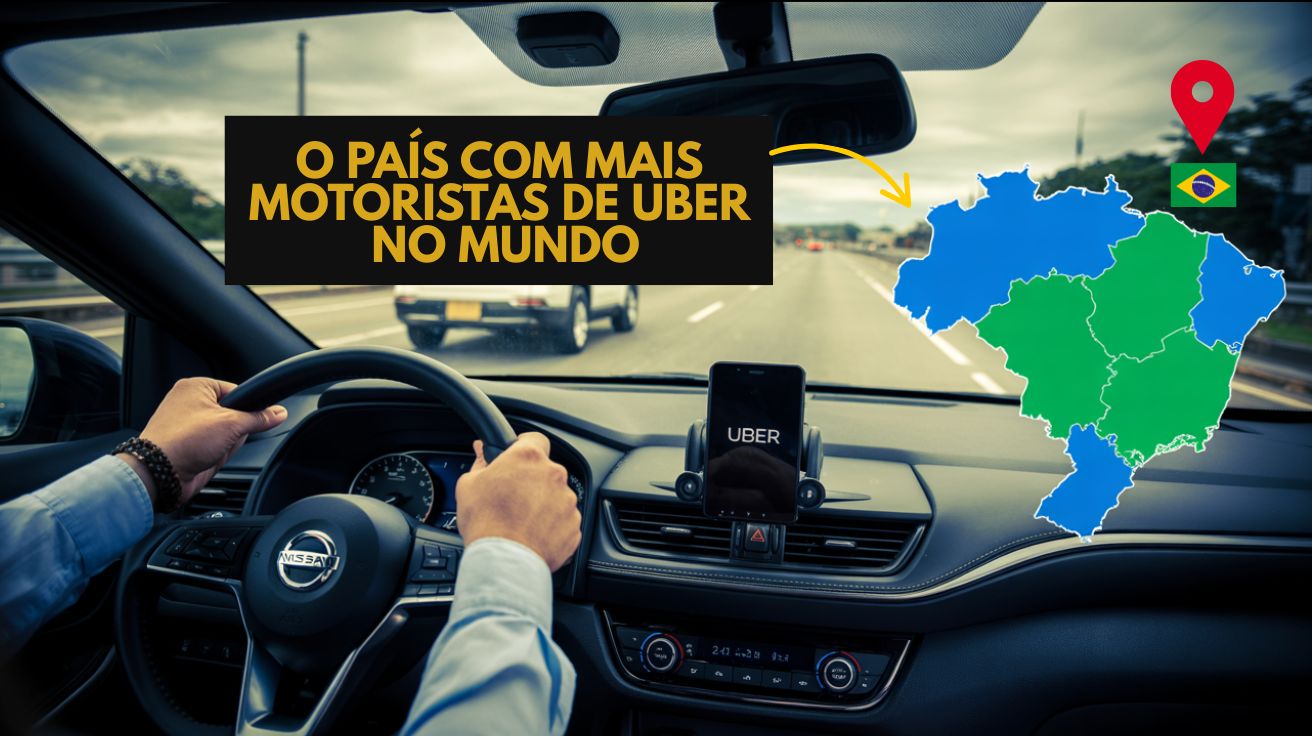 Brasil lidera com mais motoristas Uber, onde o desemprego impulsiona o trabalho por aplicativo, revelando desafios e oportunidades reais no setor.