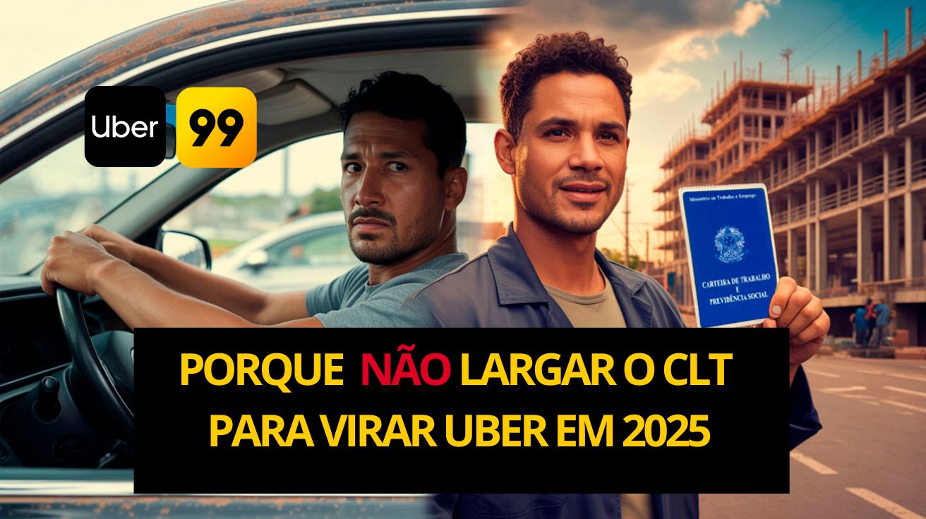 Em 2025, largar o CLT para ser motorista de aplicativo não é mais vantajoso. Descubra o que mudou e como isso impacta seus ganhos e segurança.