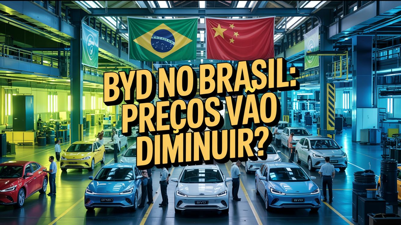 BYD inicia produção de híbridos-flex no Brasil com tecnologia inovadora, mas dúvidas sobre preços e impacto no mercado seguem em aberto.