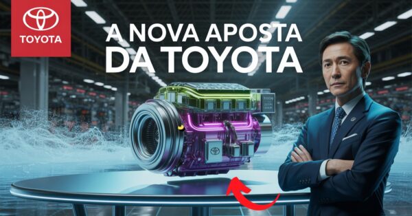 Toyota aposta em motor movido a hidrogênio extraído da água e pode tornar os carros elétricos comuns coisa do passado.