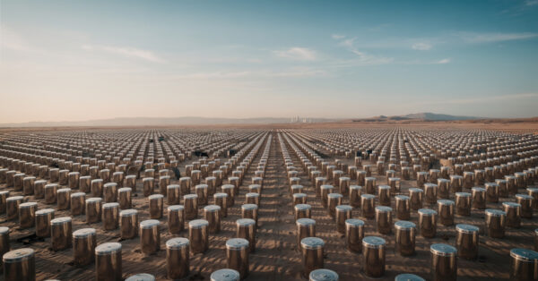 As 500 mil baterias de lítio enterradas no deserto que armazenam energia solar para abastecer cidades inteiras à noite