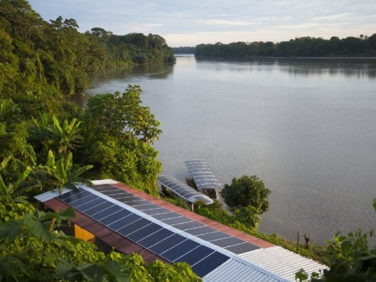 Em vez de usar diesel, barcos utilizam energia solar, transportam passageiros e ajudam a preservar territórios indígenas.