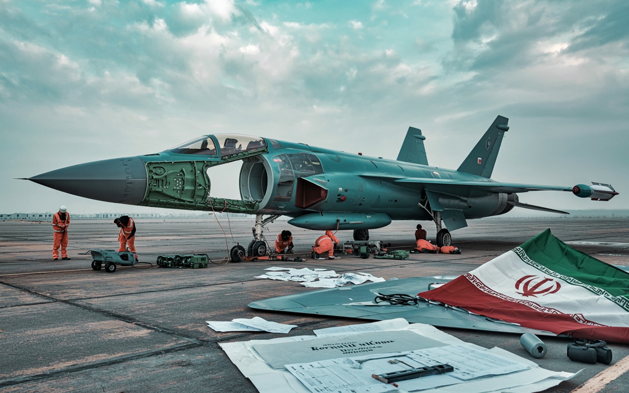 Caça stealth do Irã foi anunciado como revolução militar — mas imagens revelaram que ele nem conseguia voar