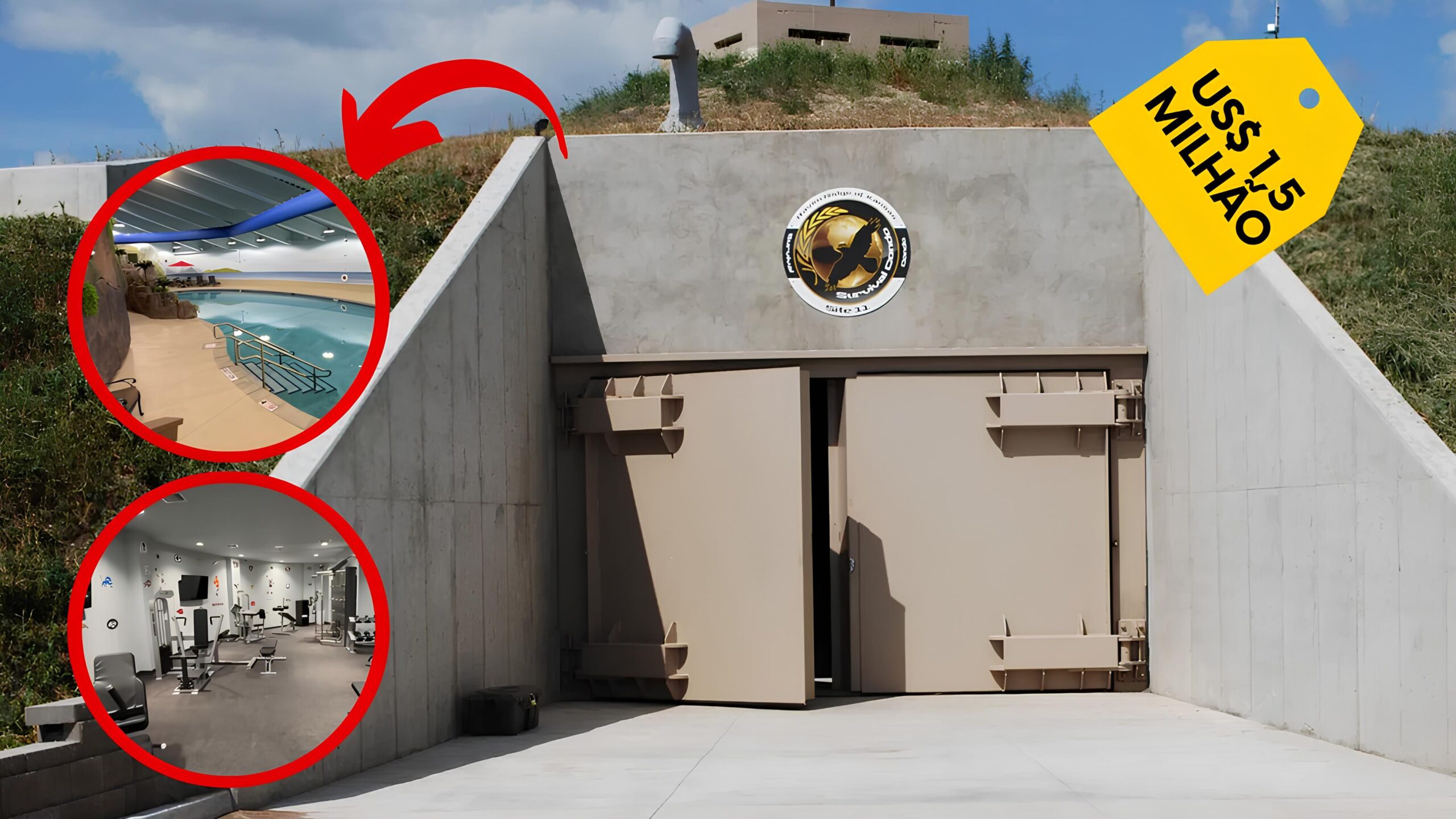 Conheça o bunker de luxo que nasceu de um silo nuclear e hoje abriga milionários preparados para o fim do mundo