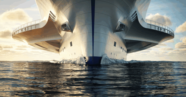 Conheça o estabilizador que garante o equilíbrio do maior navio de cruzeiro do mundo, que pesa 350 toneladas, tem o tamanho de um avião comercial e custa milhões de dólares