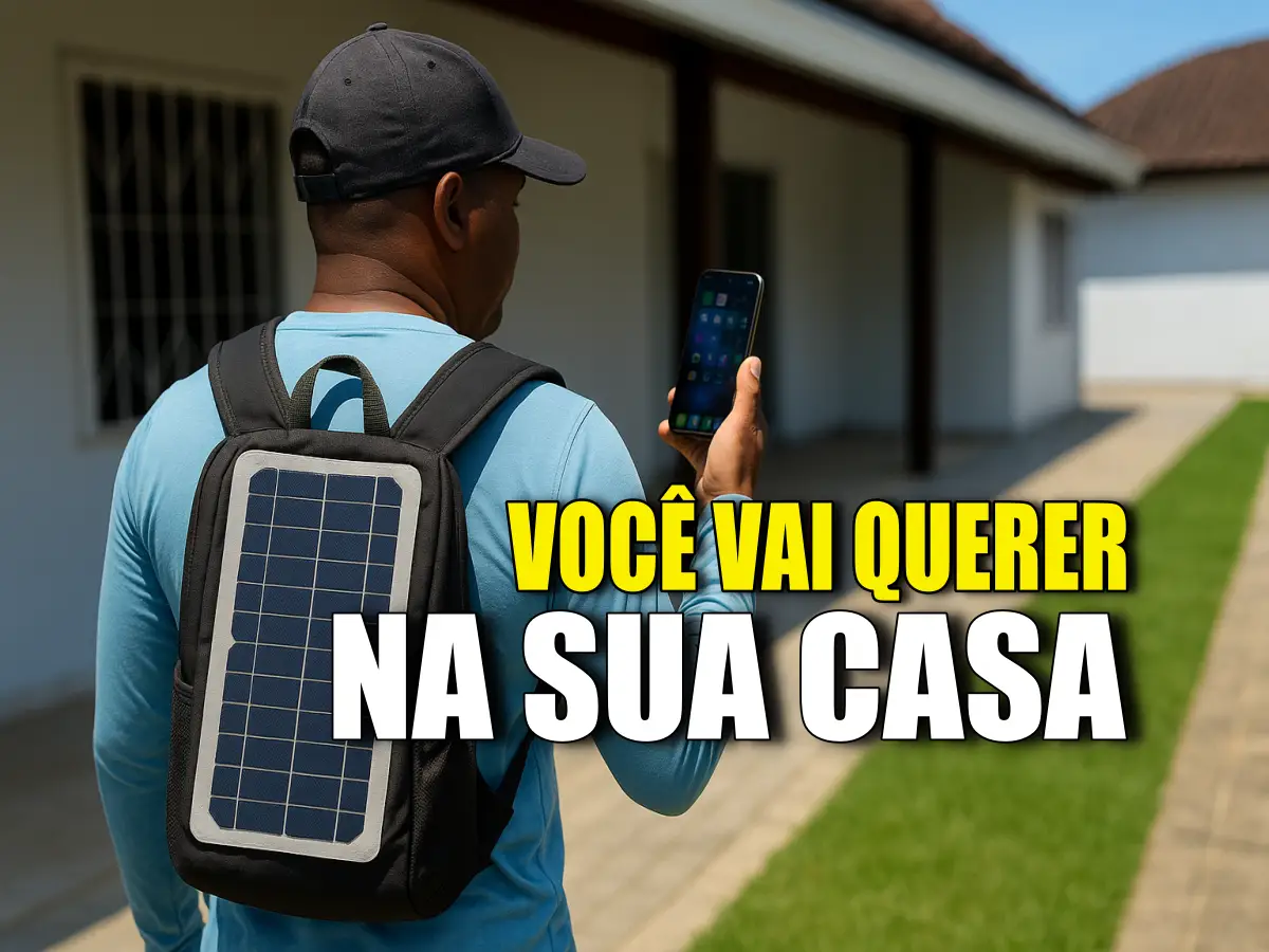 Nova tecnologia que você vai querer ter na sua casa imprime painel solar em mochilas e celulares
