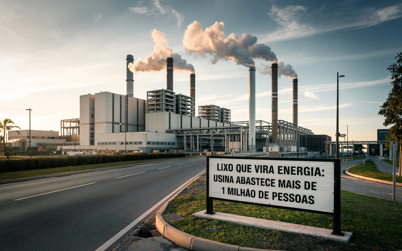 Energia do lixo - Conheça a usina que transforma 3.000 toneladas de resíduos por dia em eletricidade para 1,4 milhão de pessoas