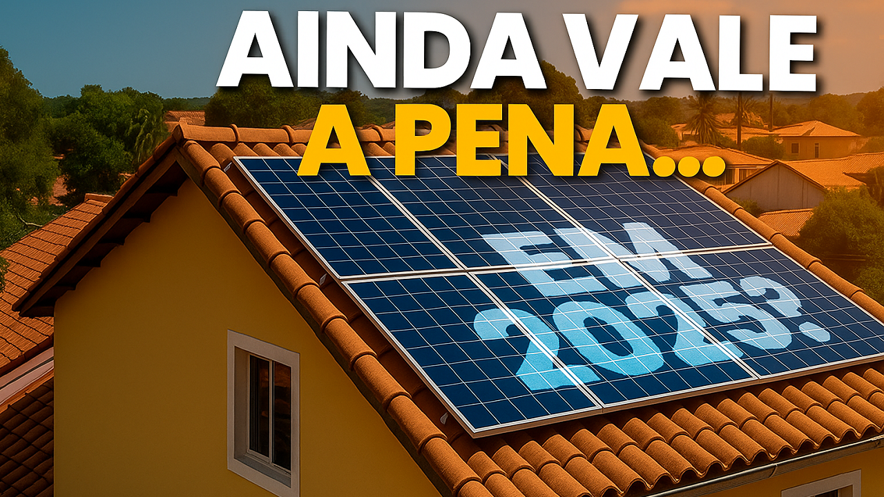 Energia solar em 2025 ainda vale a pena instalar mesmo com a taxação do sol