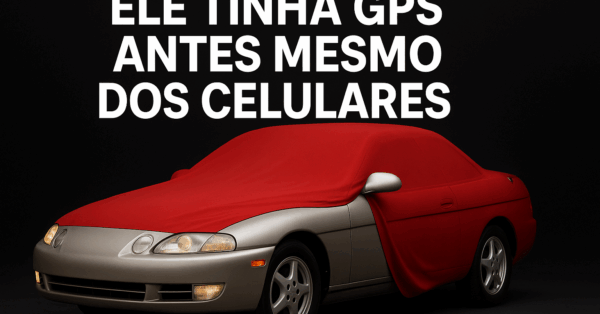 Este carro japonês dos anos 90 tinha GPS por satélite antes dos celulares — e você nunca ouviu falar dele!