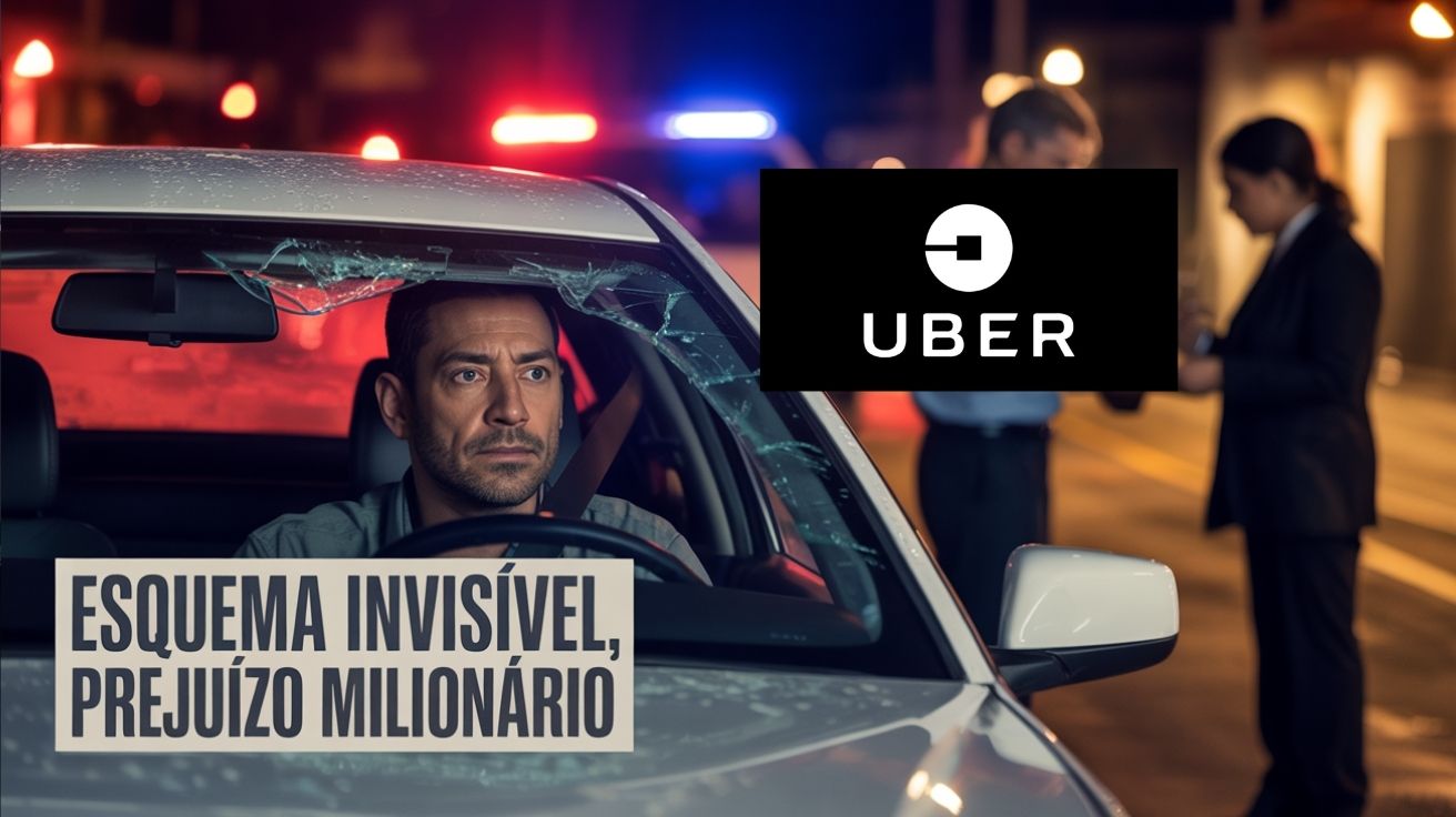 Motoristas e clínicas forjam acidentes para lucrar com seguros. Uber denuncia esquema milionário e aciona Justiça com base na Lei RICO nos EUA.