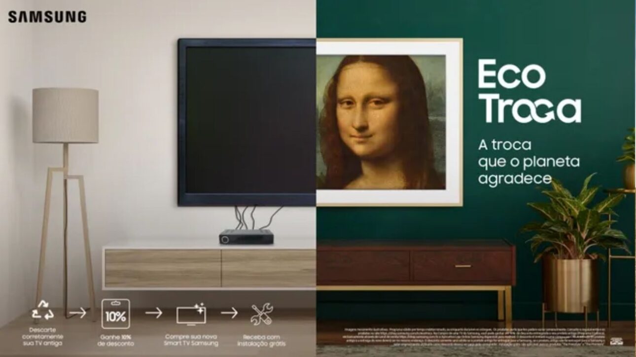Troque sua TV velha por uma Smart TV nova com até 40% de desconto! Coleta gratuita, sem burocracia, válida em todo o Brasil.