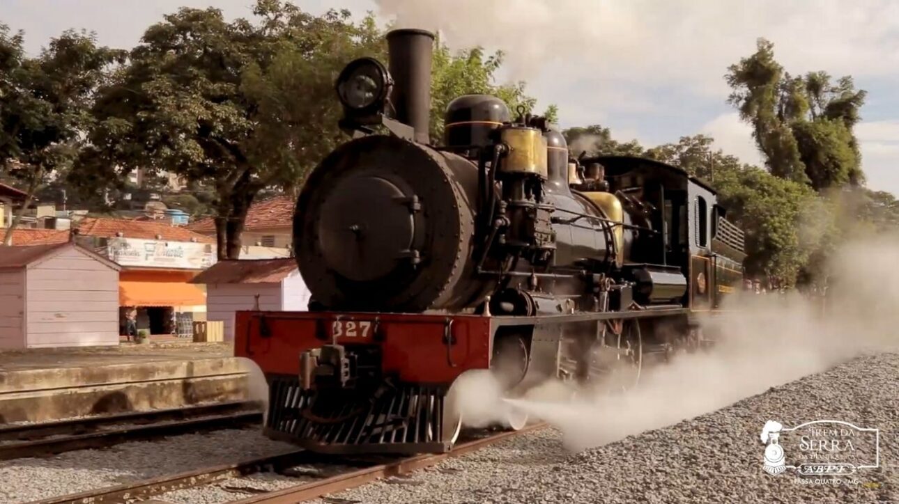 Viaje en tren revela túnel secreto de la Revolución de 1932 y encanta turistas con paisajes, historia y locomotora centenaria en la Serra da Mantiqueira. (Imagen/ reproducción de YouTube)