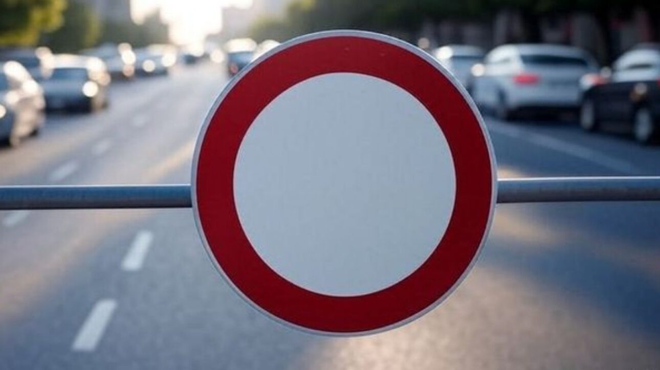 Placa misteriosa con círculo rojo y sin símbolo confunde motoristas. Especialista desmente y expõe verdade sobre o caso que viralizou.