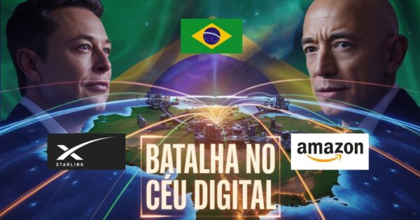 Amazon desafia a Starlink e inicia testes do Projeto Kuiper no Brasil, ampliando a competição por internet via satélite e inclusão digital.