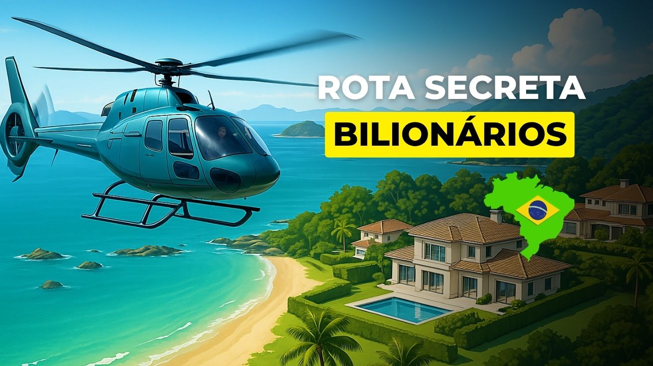 Condomínio de bilionários em Paraty se torna rota líder para voos de helicópteros. Saiba como a Revo conecta luxo e mobilidade aérea no litoral.