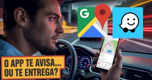 Motoristas que usam Waze ou Google Maps têm mais chances de levar multa por velocidade. Estudo revela falha nos alertas de radar.