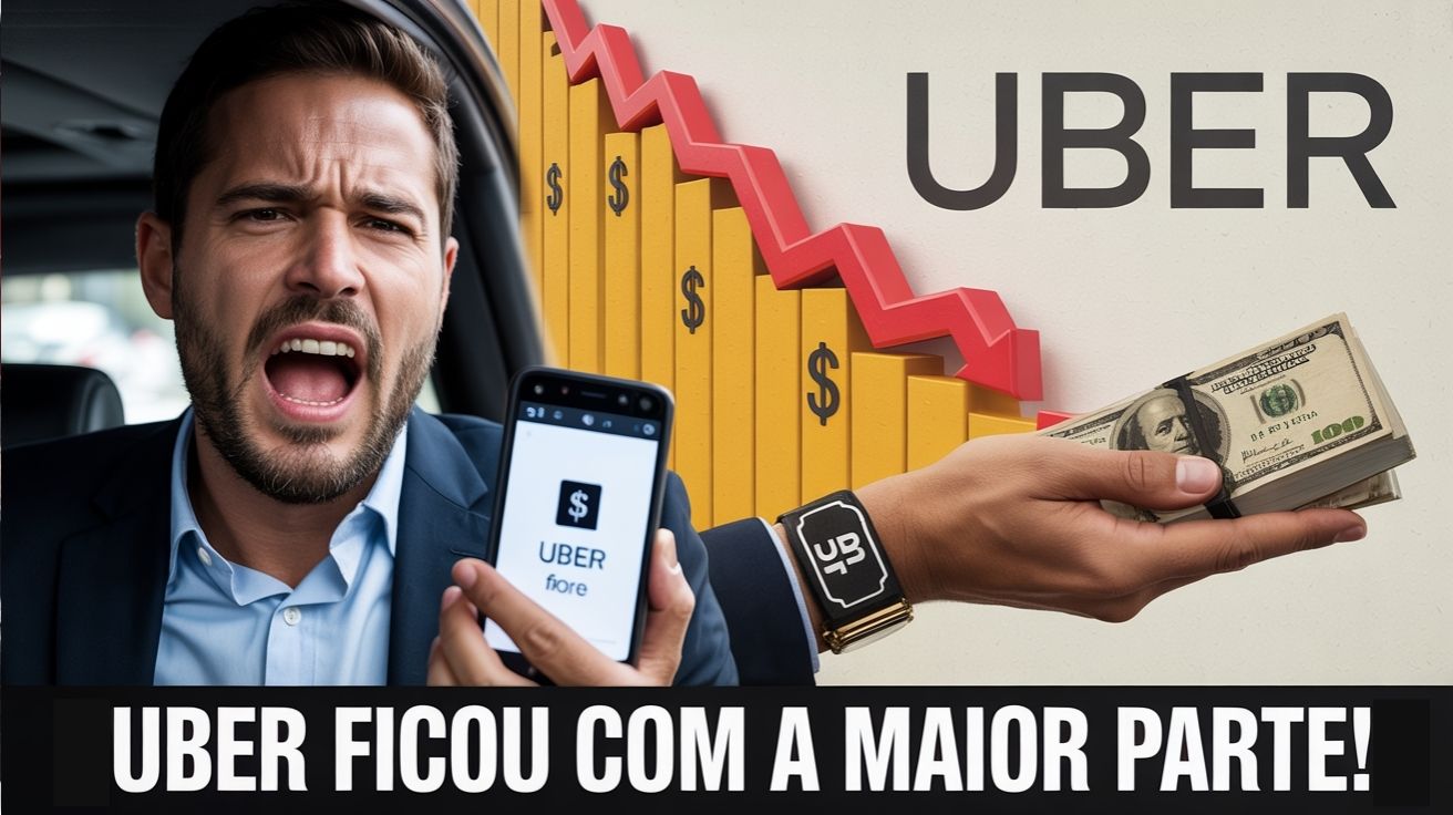 Uber muda algoritmo no Reino Unido, aumenta lucros e reduz ganhos de motoristas, segundo estudo de Oxford. Mudança gera impacto direto.