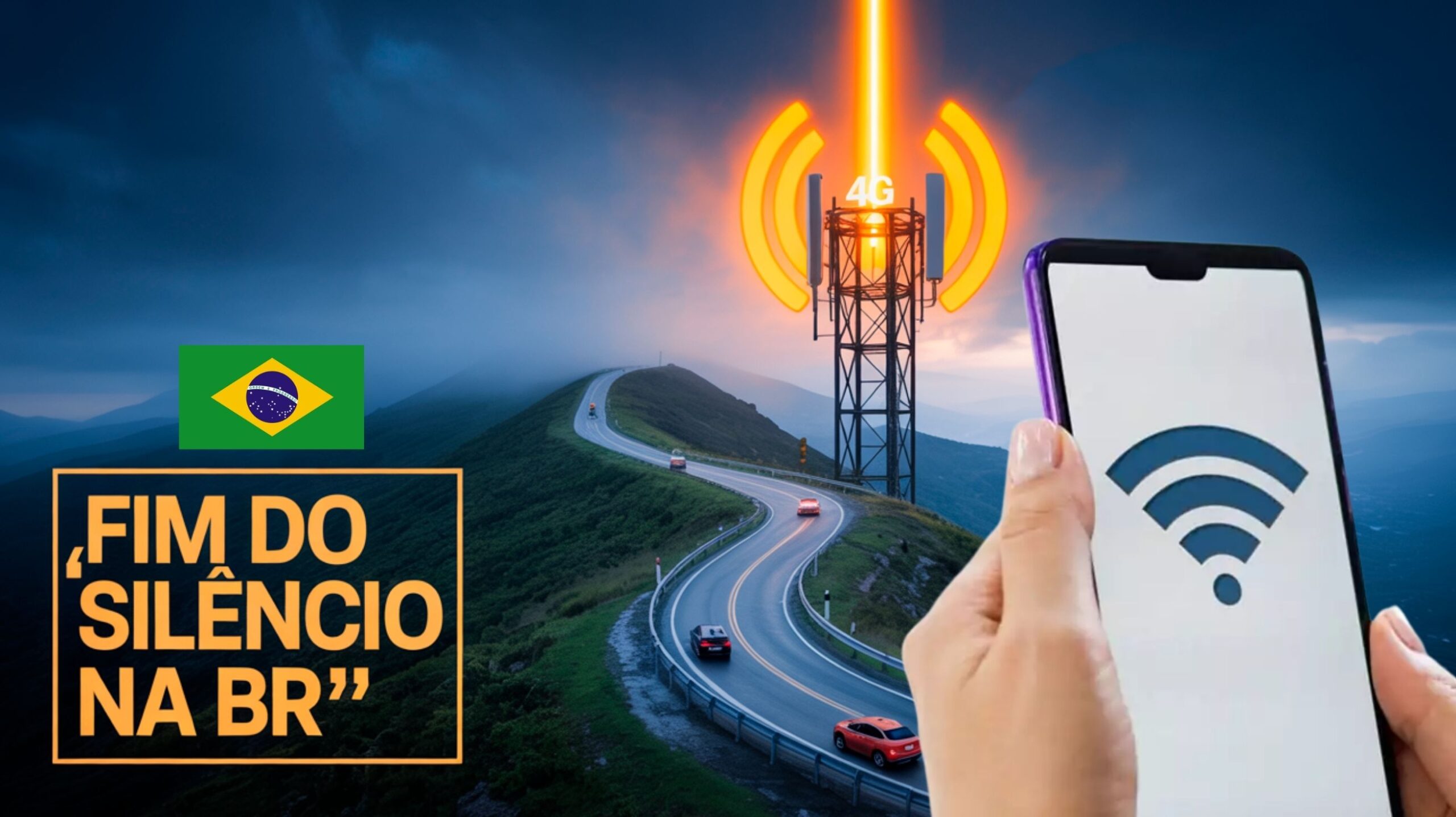 A BR-381 entre BH e Valadares terá cobertura total de celular até dezembro com 26 torres e internet 4G gratuita via app Nova 381.
