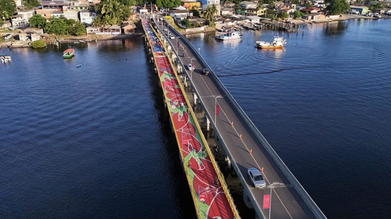 El Puente En Paranaguá Se Convierte En Atractivo Con Pintura De 1.500 M², Uniendo Arte Urbana, Turismo Y Cultura En La Costa De Paraná. Ver Detalles.