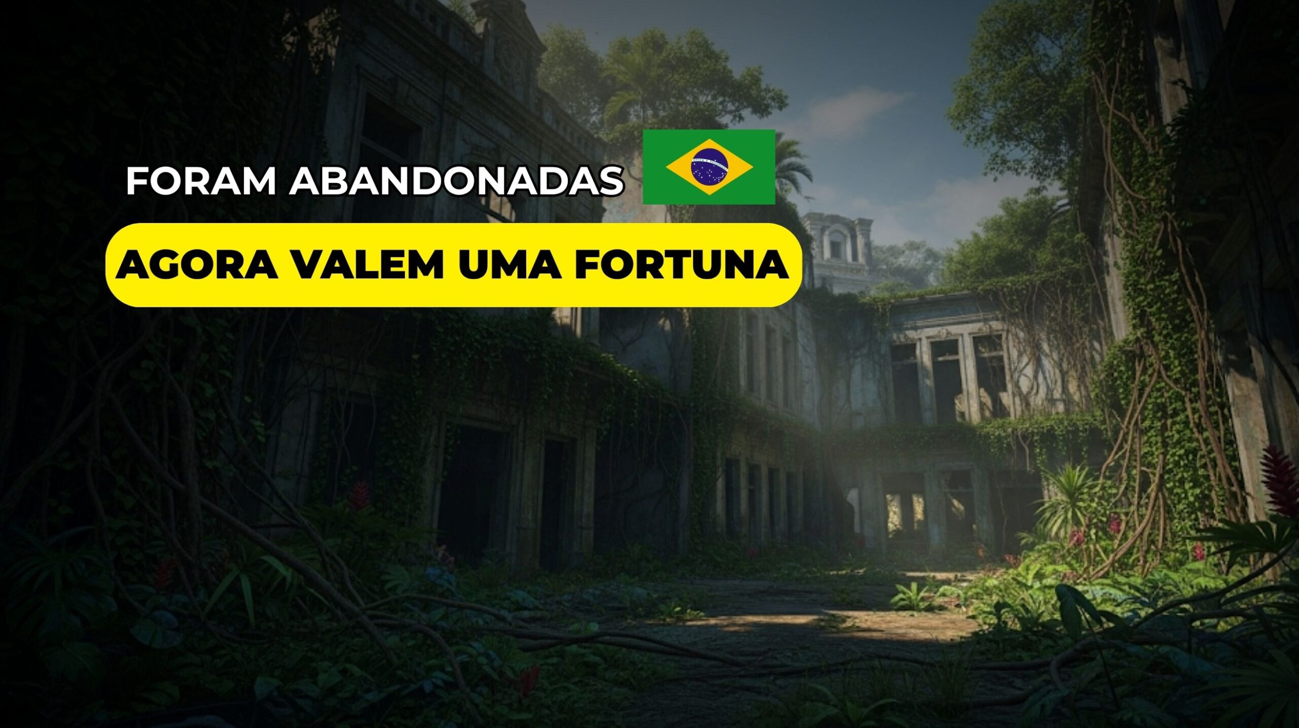 Descubra o valor surpreendente das cidades fantasmas brasileiras. Locais esquecidos que se tornaram tesouros de história, cultura e turismo no país.